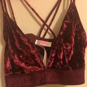 Red velvet Pink bratlette